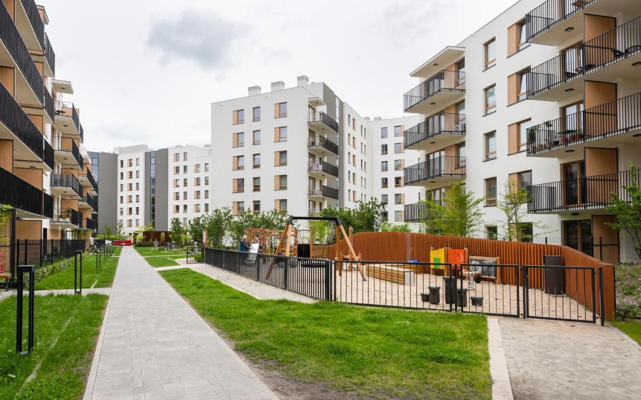 Wola Skwer Sunny Apartment Варшава Екстер'єр фото